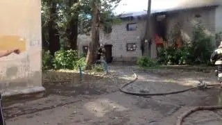 Пожар в Нижнем Новгороде 22.06.16
