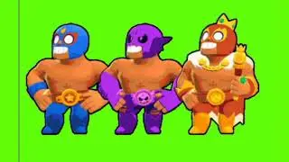 Green Screen Brawl Star Character