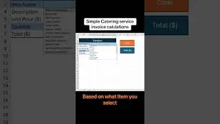 Invoice for Catering Services Businesses #shortsvideo