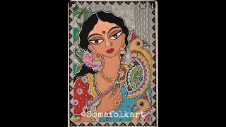 Madhubani Painting♡| How to make Madhubani Painting easily|Star's Creations