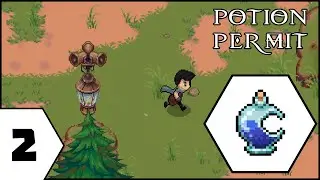 ПОИСК ИНГРЕДИЕНТОВ ДЛЯ ЛУННОГО ЗЕЛЬЯ !  ПРОХОЖДЕНИЕ ИГРЫ POTION PERMIT #2 ( НА РУССКОМ )