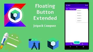 Implement Floating Button Extended with Action Menu in Jetpack Compose | Android | Make it Easy