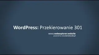 Jak ustawić przekierowanie 301 w WordPress?