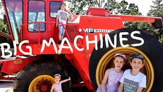 Big Machines for Kids | Tractors, Excavators, Bulldozers
