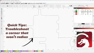 LightBurn Quick Tip: Why can't I radius this corner?