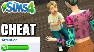 How To Fill Attention Need For Toddlers (Cheat) - The Sims 4