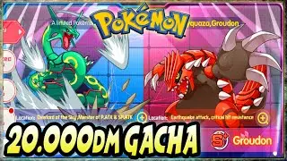 20.000dm GACHA GROUDON & RAYQUAZA S+ 🔥🔥 POKEMON / POCKET INCOMING