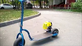 Самодельный мотосамокат