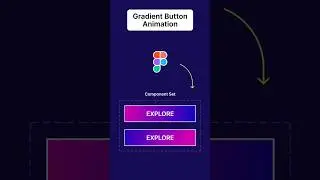 Dynamic Gradient Button Animation in figma 🎉 