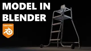 Modeling The Lifeguard Chair - Blender Tutorial