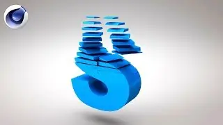 Cinema 4D Slice Cut Text Animation Tutorial