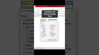 Copy Only Text From Data in Excel - Excel Tips #shorts
