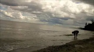 Волны на Волге. Футаж для видеомантажа