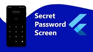 Secret Password Screen - Flutter App
