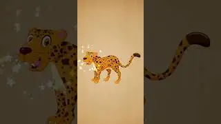 Animal 🐆 Puzzle. Learn the word. #kidsvideos #kidslearning #animalpuzzles #letterC