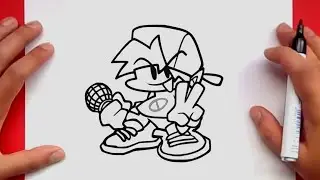 How to Draw FRIDAY NIGHT FUNKIN Characters  Easy