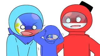 Impostor quarreling||malk||Animatic Countryhumans&Among Us