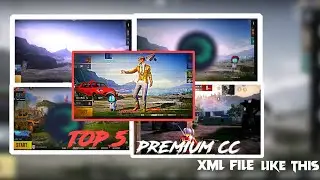 ✨Top 5 cc xml preset for PUBG mobile lobby video cc xml preset in alight motion 