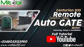 CENTURION D10 industrial sliding gate motor | Auto gate | Unboxing, Setup & Installation