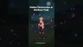 Hidden Electroculus at Shirikoro Peak | No. 30 Electroculus on Tsurumi Island | Genshin Impact