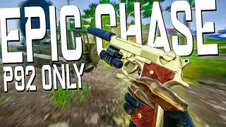 MOST EPIC CHASE EVER? THIS P92 ONLY GAME WENT NUTS - PUBG (Cinematic Movie-LIKE chase)