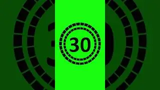 30 seconds timer Green Screen 