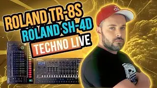 🔥🚀ROLAND TR 8S + ROLAND SH 4D🔥🚀   TECHNO LIVE SET