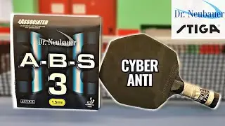 Offensive Anti Play w/ Stiga Cybershape - Dr. Neubauer A-B-S 3 1.5mm | Table Tennis Training Test