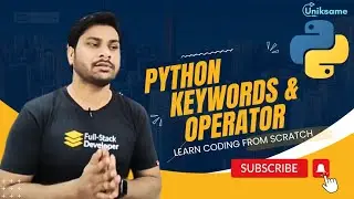 Python Operators and Keywords | Learn the Basics of Python Programming 🐍#python