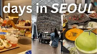 KOREA VLOG 🇰🇷 lots of shopping, kbbq, exploring seoul, department stores, hermes cafe