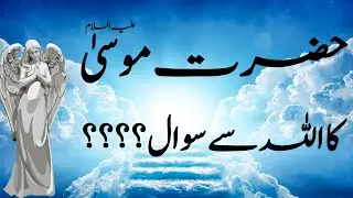 Hazrat Moosa A.S Ka Allah Tahla Se Sawal | حضرت موسیٰ علیہ السلام کا اللہ  سے سوال؟؟؟؟ in urdu hindi