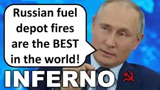 Russian Oil Depot Fire Goes on 7th Day!