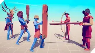 TABS - МУШКЕТЫ и ЛУЧНИКИ против древних людей - Totally Accurate Battle Simulator. ТАБС