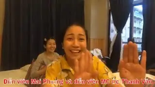 Diễn viên MC Ốc Thanh Vân và diễn viên Mai Phương đắp mặt nạ 28042019