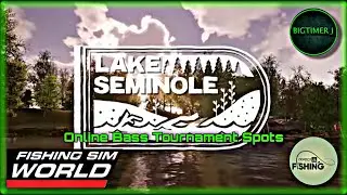 Lake Seminole - Bass Tournament Spots - Fishing Sim World 🎣