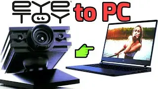 Камера от ПС2 к Ноутбуку ПК Компьютеру PS2 EyeToy to PC How To Connect A Camera To A Laptop