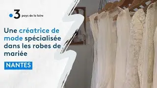 Portrait d'une créatrice de robes de mariée à Nantes