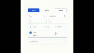 Interactive UI Components in Figma 