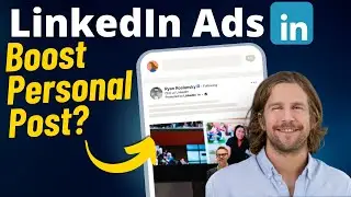 Can you boost a personal post on LinkedIn?