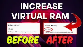 Fix High Memory Usage - Increase Virtual RAM in Windows 11/10