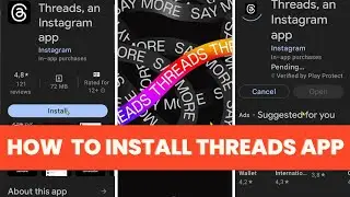 Instagram Threads: How to sign up-How to install threads app instagram on android phone 