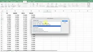 Using Excel to Create a Correlation Matrix  || Correlation Matrix Excel