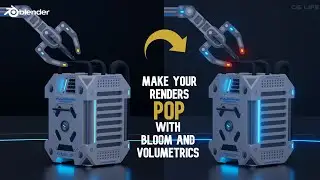 How to make your renders POP with bloom and volumetrics | Blender Tutorial