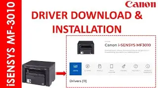 iSENSYS MF 3010 PRINTER DRIVER INSTALLATION AND CONFIGURATION