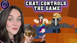 Trying To Beat Minecraft While Chat Controls The Game!
