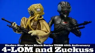 Star Wars Black Series Zuckuss and 4-LOM The Empire Strikes Back 40th Anniversary Hasbro Review