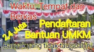 Di Buka Hari Ini Pendaftaran Bantuan Pemulihan UMKM Kabupaten/Kota Se Indonesia - Media Belajar