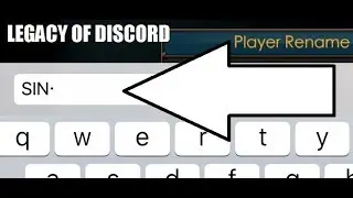 Legacy of Discord: How to put a DOT in your in-game Name