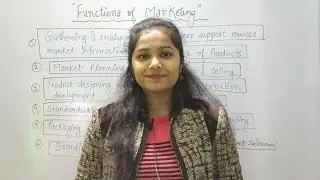 👉Functions of Marketing | Marketing management | Business studies | By Shruti Gupta ❤