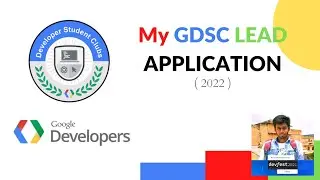 My GDSC Lead Application 2022 | Akash Srivastava |(Selected 2022-2023)